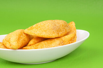 Fried empanadas, typical Colombian food