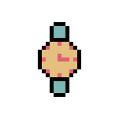 Obraz premium hand watch simple pixel art