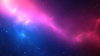 Colorful cosmic background with vibrant hues of pink, blue, and purple showcasing stars and nebula in deep space ideal for sci-fi and astronomy themes