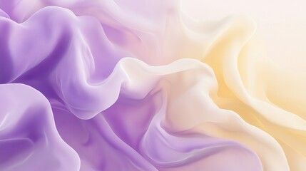 Fototapeta premium Soft pastel lavender and pale yellow gradient, light and airy with subtle flowing transitions