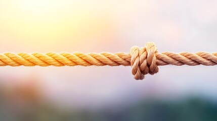 Overcoming Obstacles and Achieving Resilience through Rope and Knot