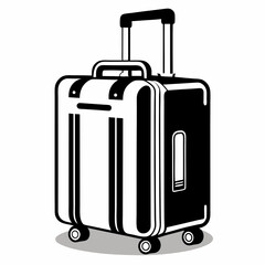 suitcase with luggage