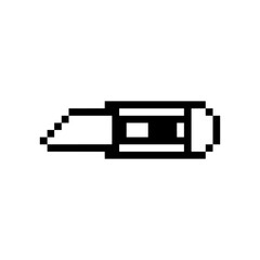 cutter tool retro pixel art