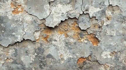 Weathered Grey and Orange Wall Texture