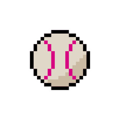 baseball ball sport pixel art