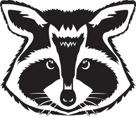 Vector Funny Raccoon