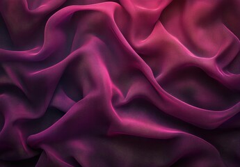 Obraz premium Elegant Flowing Silk Fabric in Shades of Pink and Purple with a Soft Texture for Fashion and Textile Design Background