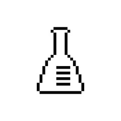 retro chemical glass pixel art