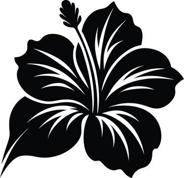 recommend clip art: hibiscus line art, hibiscus flower line art vector illustration, hibiscus flower icon.