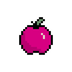 Obraz premium apple pixel art for your needs