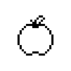 Obraz premium apple pixel art for your needs