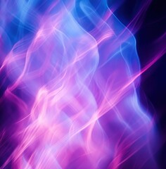 Ethereal Abstract Background with Soft Waves of Blue and Purple Light Creating a Dreamlike Atmosphere for Creative Projects and Digital Designs