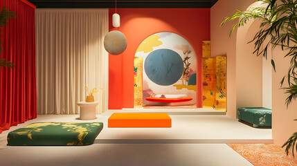 Modular design elements for customizable cultural presentations