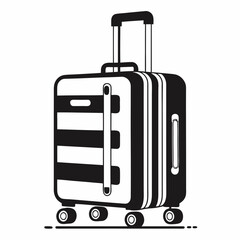 suitcase with luggage