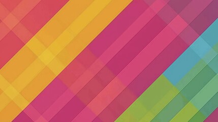 Vibrant Diagonal Geometric Pattern