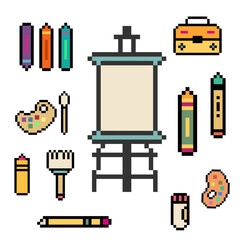 artist set bundle pixel art 