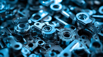 Macro view of precision machinery components highlighting advanced manufacturing technology