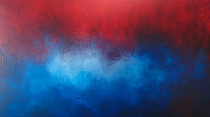 Naklejka premium Warm crimson and bright blue mist, rich and bold with smooth transitions and cloud-like texture