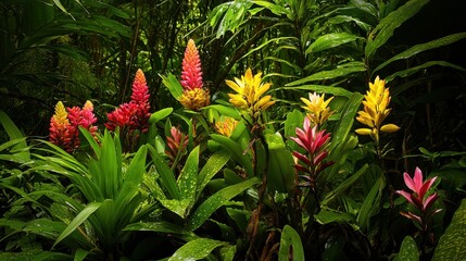 Obraz premium Rainforest Ephemeral Blooms