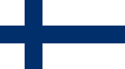 Naklejka premium flag of finland country