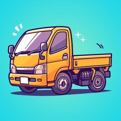Cartoon Truck Illustration