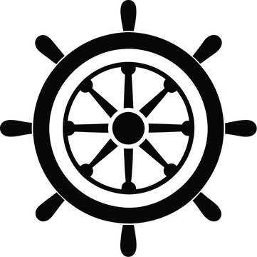 recommend clip art: Steering wheel Silhouette, Steering wheel icon. ship steering silhouette vector illustration  
