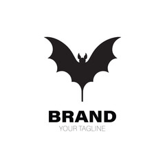 Bat Logo. Bat Logo Design. Bat Logo Brand. Bat Logo Vector Design Isolated on White Background