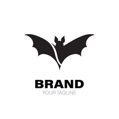 Obraz premium Bat Logo. Bat Logo Design. Bat Logo Brand. Bat Logo Vector Design Isolated on White Background