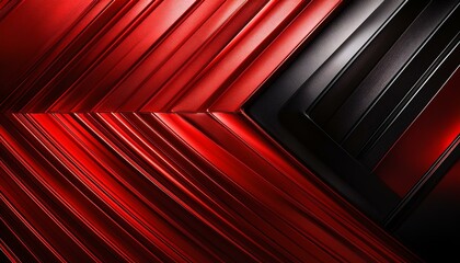 Fototapeta premium abstract red black metallic background illustration red metallic backdrop