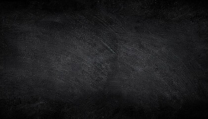 abstract old stained and dusty panorama dark grey black slate wall or black texture chalkboard and blackboard with center in black with high resolution used as wallpaper cover decoration and design