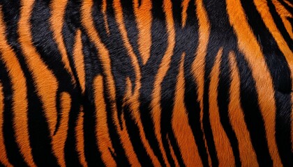 black and orange tiger stripe pattern a black tiger stripes pattern background with orange and black stripes for makeup design or print on fabric a textile texture with striped