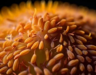 超高精細な杉花粉のマクロ撮影 &ndash; 詳細な構造をとらえたリアルな花粉画像