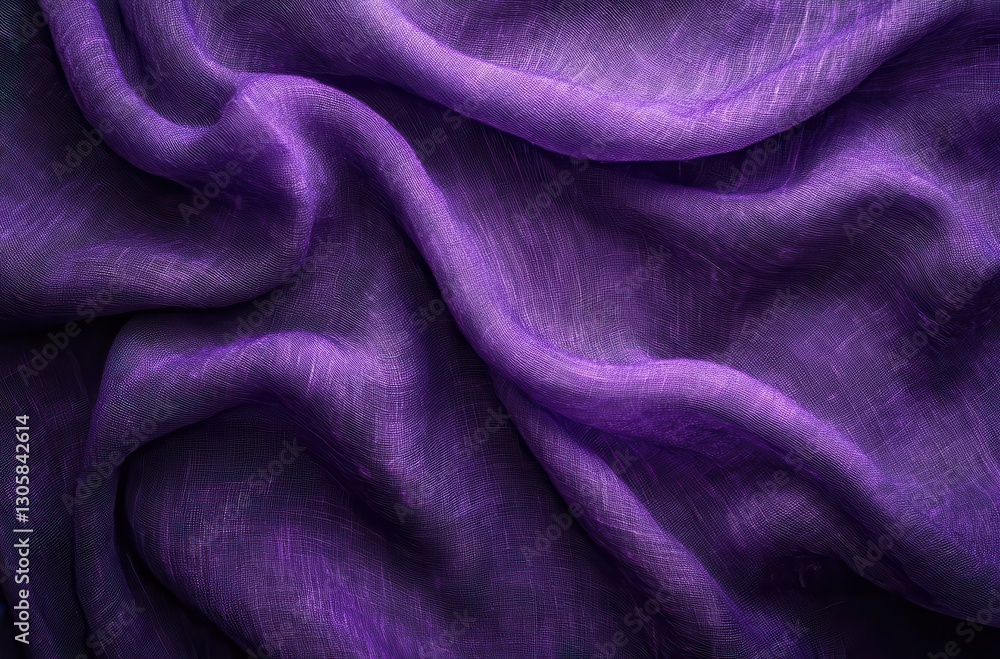 Aufkleber soft and elegant purple fabric texture with gentle waves and subtle sheen for background or textile 