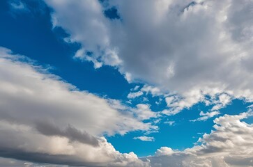 Obraz premium Cloudy Blue Sky Background