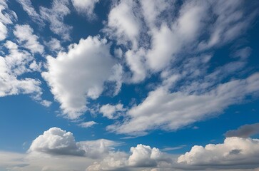 Cloudy Blue Sky Background
