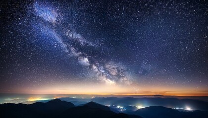 Wonderful night heaven with stars