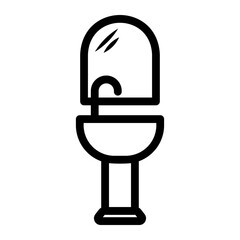 bathroom Line Icon