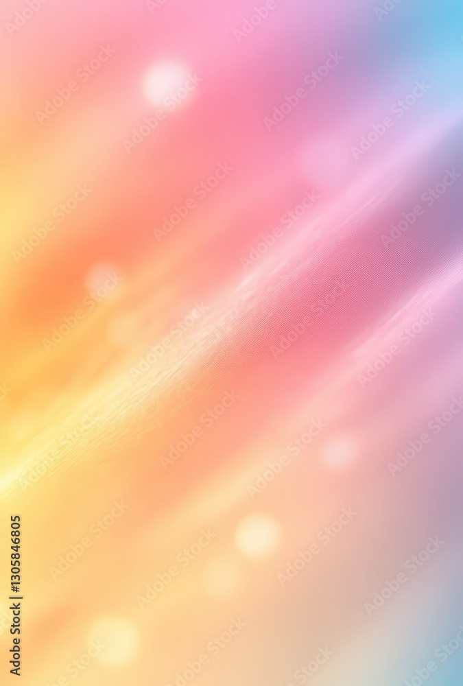 Poster soft gradient background with bright colors and bokeh effect, perfect for abstract art, design proje