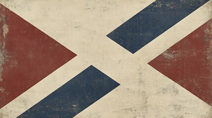 Distressed Saltire Pattern: Vintage Styled Geometric Background Texture