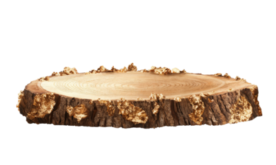 Discover the allure of nature's artistry as an exquisite natural wood slice showcases its intricate patterns and textures, perfect for rustic decor or artistic expression.