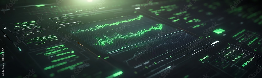 Poster AI-powered hedge fund analysis image featuring futuristic finance concepts and technology insights.