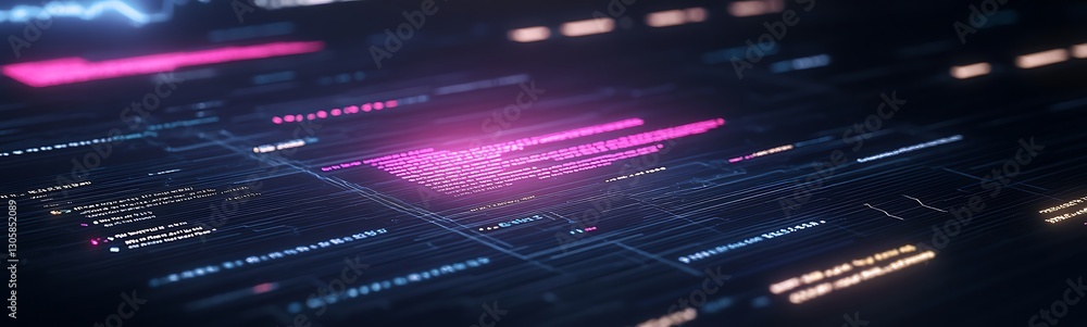 Poster ai-powered hedge fund analysis image showcasing futuristic finance concepts and insights.