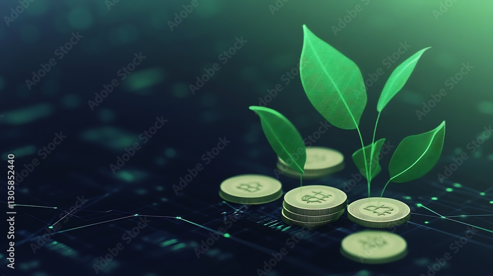 Poster ai hedge fund expansion with a futuristic glow, featuring vibrant visuals and innovative concepts.
