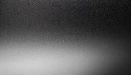 Naklejka premium Grainy gradient background, grey black white monochrome abstract noise texture banner backdrop design
