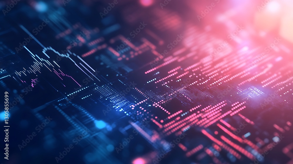 Aufkleber ai-powered virtual economy in a futuristic metaverse setting, represented in a digital image.