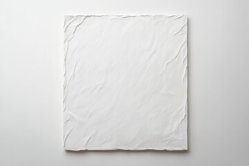 Abstract white textured square panel.