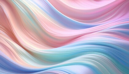 Obraz premium pastel rainbow colors holographic background with pastel colors waves pastel colors waves background wave colours rainbow light texture colourful