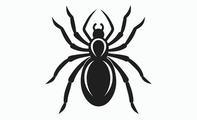 Tick insect silhouette icon