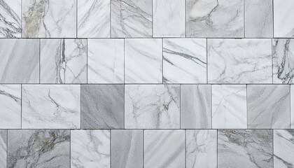 panorama of white marble tile floor texture and bckground seamless