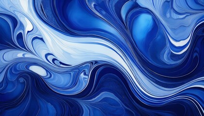 sapphire blue marbled texture background with elegant swirls and veins for graphic design digital art and creative projects